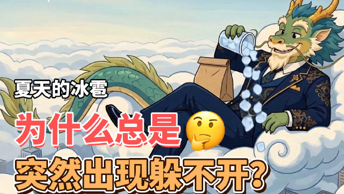 夏天的冰雹：为什么总是突然出现躲不开？