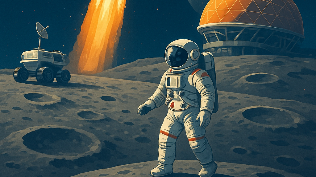 想象力跃迁：来看AI海报里的科技星辰大海