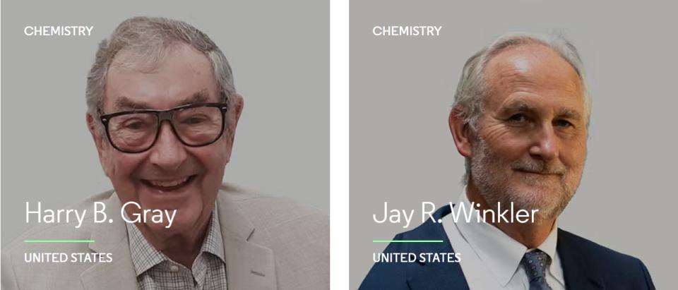 加州理工学院Harry Gray与Jay Winkler。
