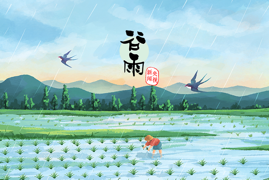 谷雨落喜，甘霖送福