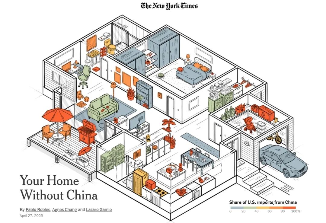 没有“中国制造”的家什么样？美媒画了一幅画
