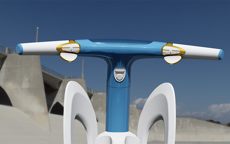 INU自动折叠智能电动车