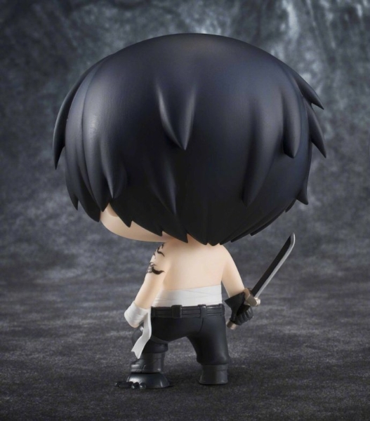 张起灵 蚊香眼盒蛋短发背面