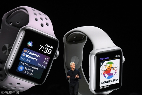 Tim Cook, CEO of Apple Inc, speaks at the Apple Worldwide Developers Conference in San Jose, California, USA, on June 4, 2018.