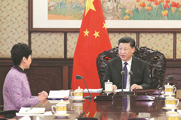 Xi envisions growth for HK, Macao