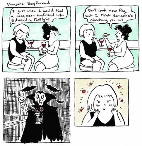 吸血鬼男友漫画1