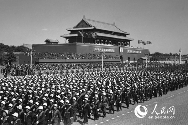 National Day military parades from 1949 to 1959