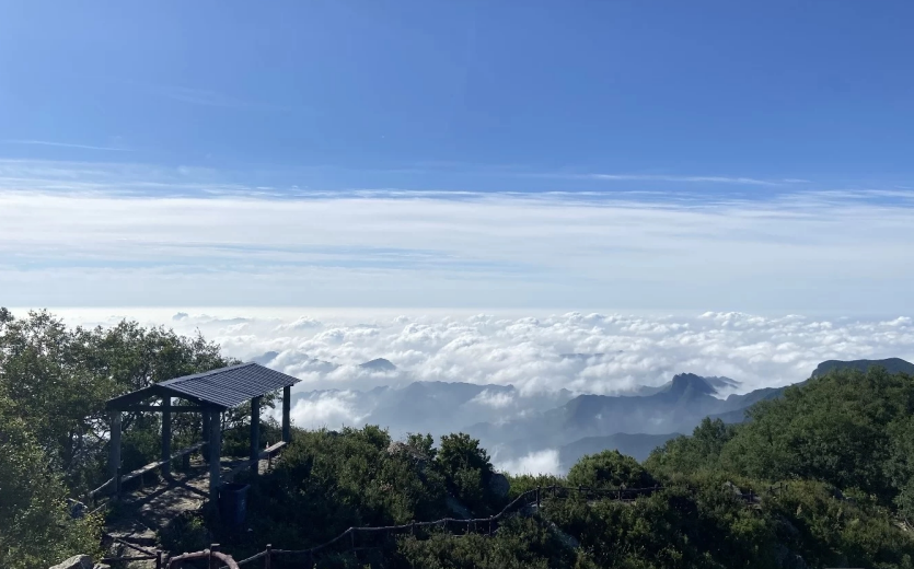 凌峰望云海丨图片来源：花盒子漫游记摄影