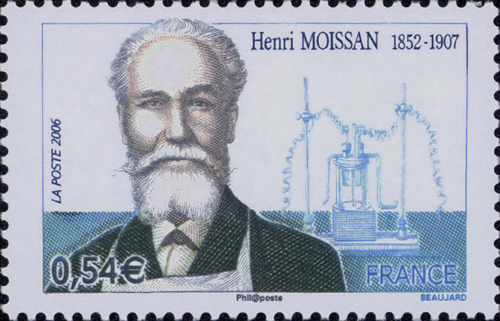 亨利·莫瓦桑(henri moissan:1852年9月28日-1907年2月20日)法国为