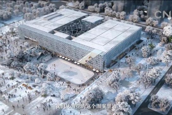冰菱花盛放冬之美丨北京五棵松冰上运动中心