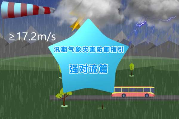 汛期气象灾害防御指引：强对流篇