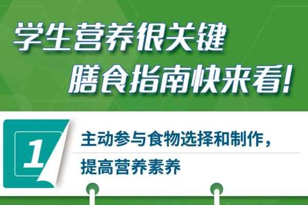 健康科普丨学生营养膳食指南