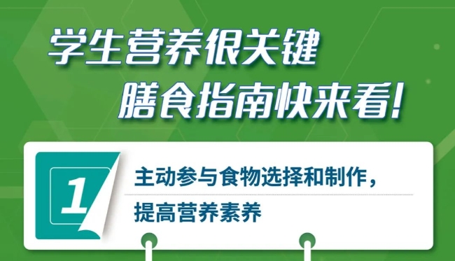 健康科普丨学生营养膳食指南
