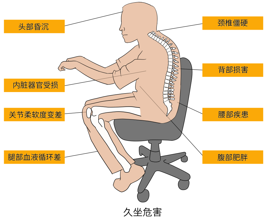 连续久坐，一定别超过这个时间