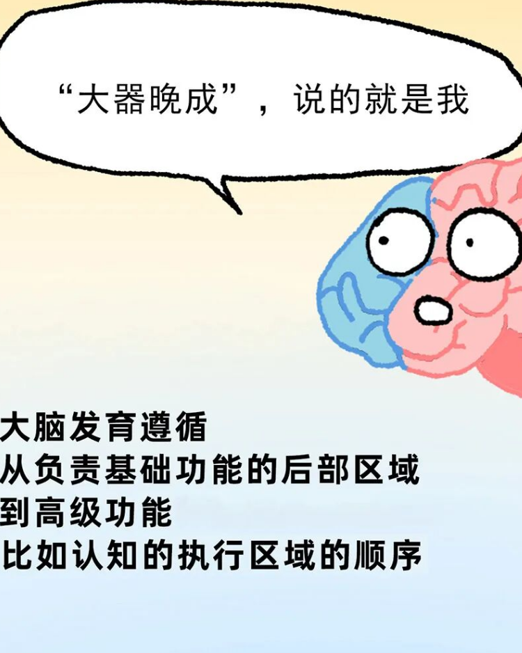 我都快老了，前额叶还没成熟？