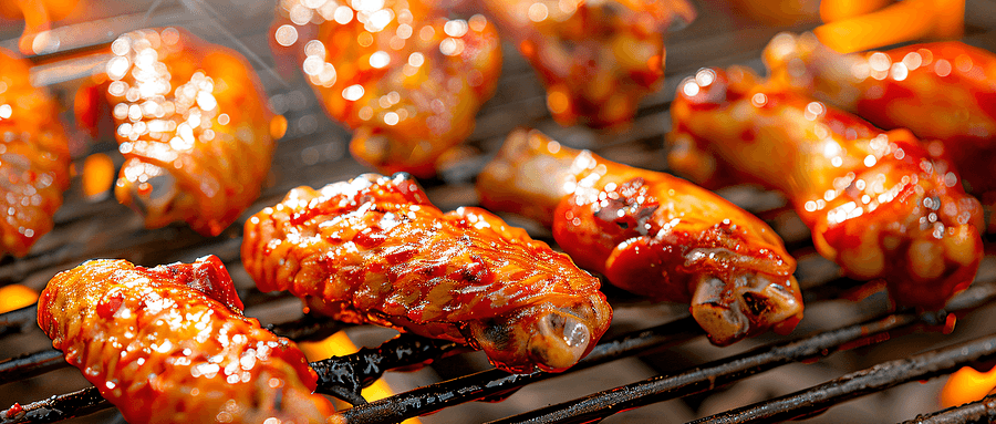 烤熟的鸡翅膀这下真飞了